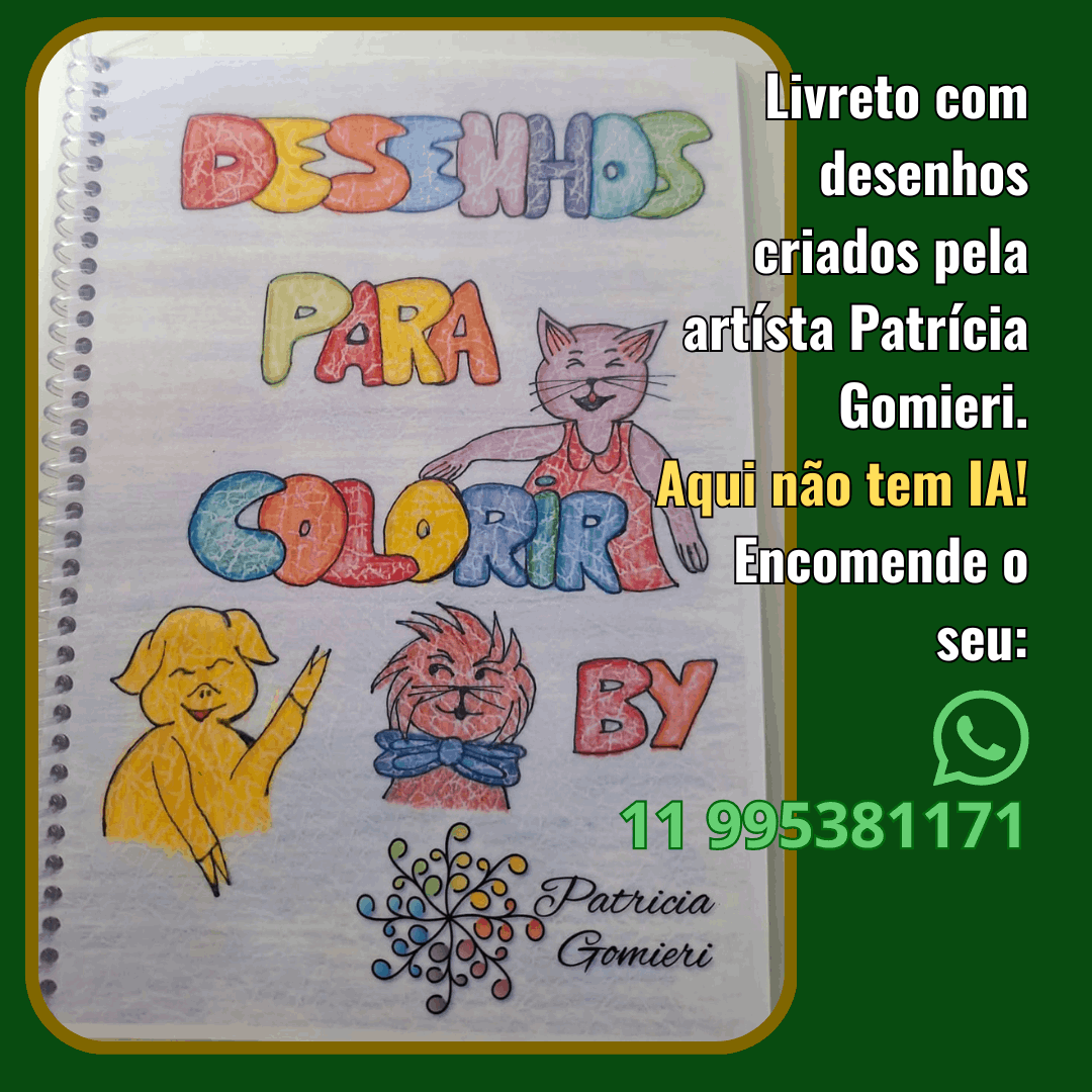 Livreto com desenhos para colorir compre o seu